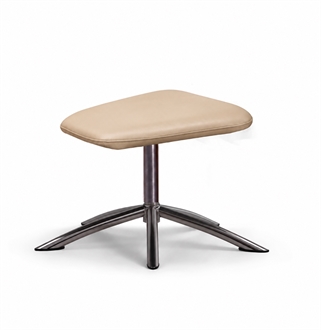 Havanna skammel | Beige semianilinlæder